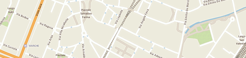 Mappa della impresa studio suriano sas di dsuriano e c a MILANO
