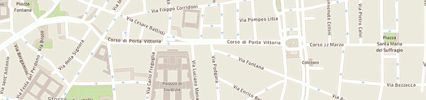 Mappa della impresa studio rezia a MILANO