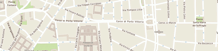 Mappa della impresa allegrini delicata a MILANO