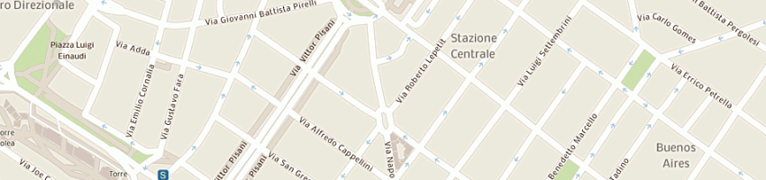 Mappa della impresa napo srl a MILANO