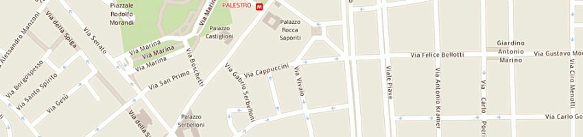 Mappa della impresa mcm milano srl a MILANO