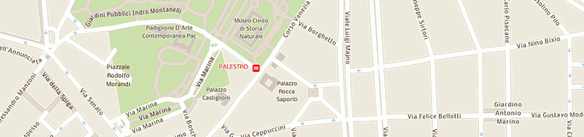 Mappa della impresa pica sas di moscatelli gabriella e c a MILANO