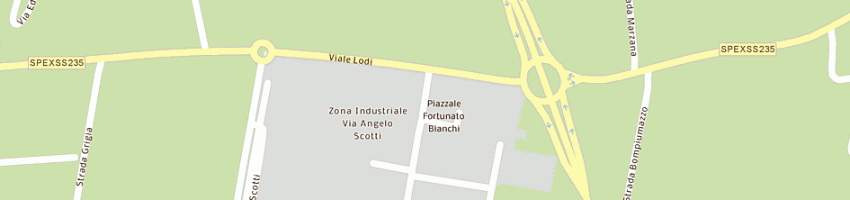 Mappa della impresa az security srl a PAVIA