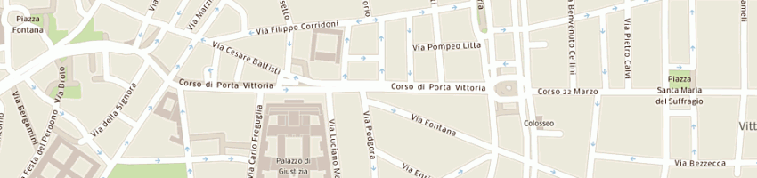 Mappa della impresa pedrini maurizio a MILANO