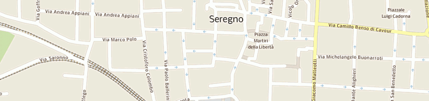 Mappa della impresa impresa edile gobbo e c srl a SEREGNO