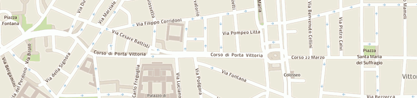 Mappa della impresa filziat cgl a MILANO