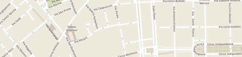 Mappa della impresa milano comunicazione soccoop a rl a MILANO