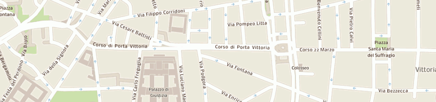 Mappa della impresa savoir vivre srl a MILANO