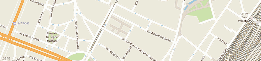 Mappa della impresa finapidata sas a MILANO