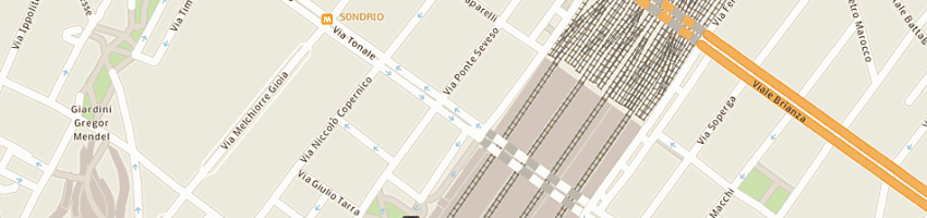 Mappa della impresa caffetteria tonale a MILANO