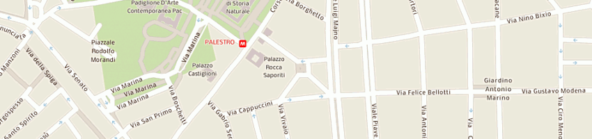 Mappa della impresa studio castellini a MILANO