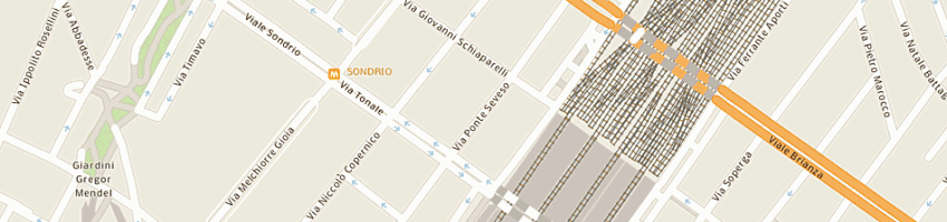 Mappa della impresa gastronomia-salumeria tellina snc di dell'ambrogio a MILANO