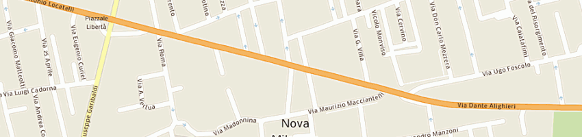 Mappa della impresa buffa francesco a NOVA MILANESE