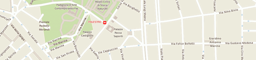 Mappa della impresa salumeria g monti di monti giovanni a MILANO