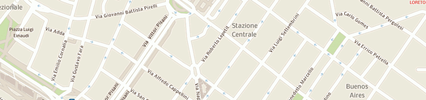 Mappa della impresa centro di emigrazione a MILANO