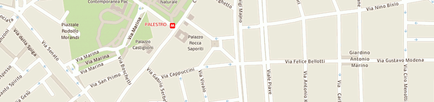 Mappa della impresa iniziative immobiliari spa a MILANO