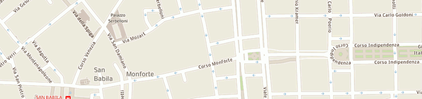 Mappa della impresa stabile v vivaio 4 a MILANO
