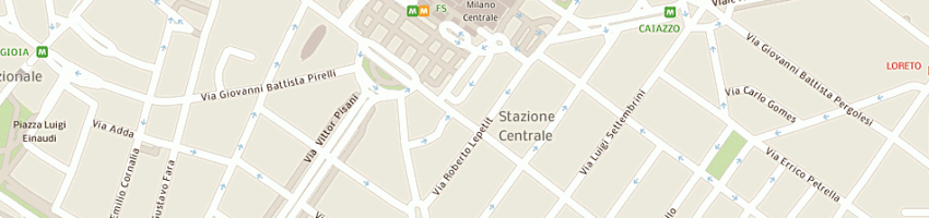 Mappa della impresa panzera sas di panzera giancarlo e montini rosa e c a MILANO