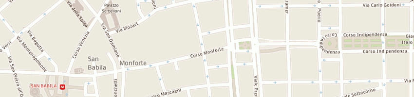 Mappa della impresa laboratorio pelli confezioni snc di scurati giuseppe e c a MILANO