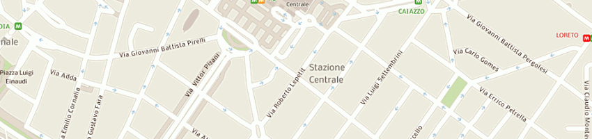Mappa della impresa trattoria la baita di capuano e civero a MILANO