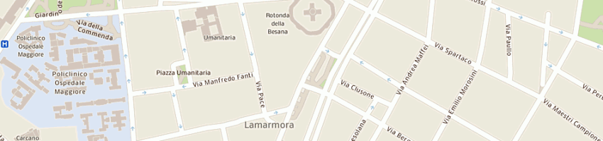 Mappa della impresa service com (srl) a MILANO