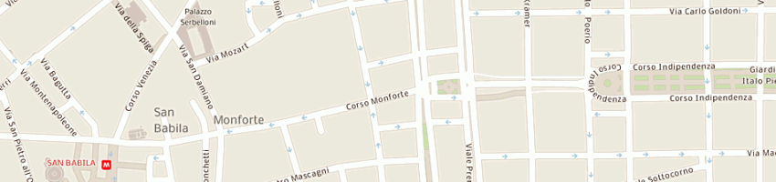 Mappa della impresa ale' location di francesca ale' a MILANO