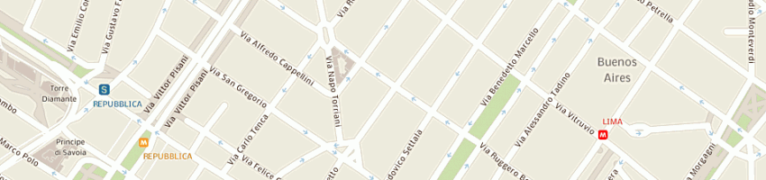 Mappa della impresa tallero fondiaria srl a MILANO