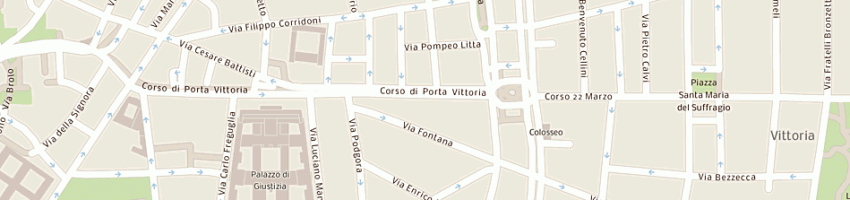 Mappa della impresa bordignon paola tullia a MILANO