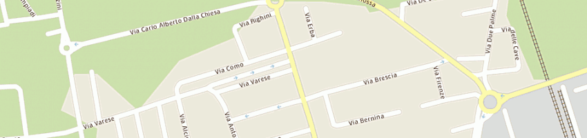 Mappa della impresa roger immobiliare sas di rigoni r e c a DESIO