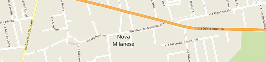 Mappa della impresa bianchi e fteleservice (snc) a NOVA MILANESE
