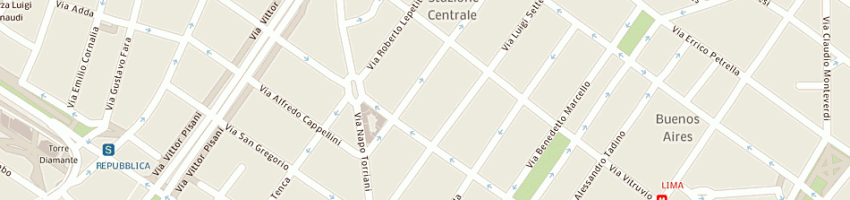 Mappa della impresa assicurazioni di garassino antonio a MILANO