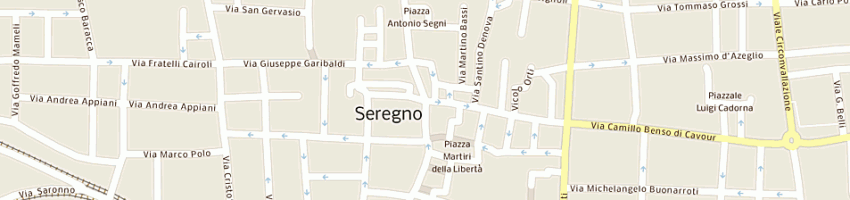 Mappa della impresa glm snc di iovine marega gianluca e c snc a SEREGNO