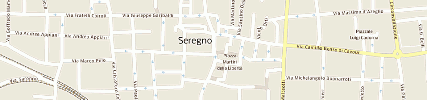 Mappa della impresa prenatal spa a SEREGNO