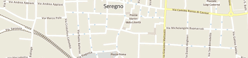 Mappa della impresa silva alessandro a SEREGNO