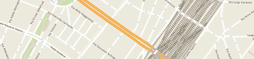 Mappa della impresa matis srl a MILANO