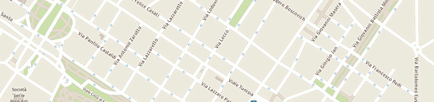 Mappa della impresa pagani angelo a MILANO