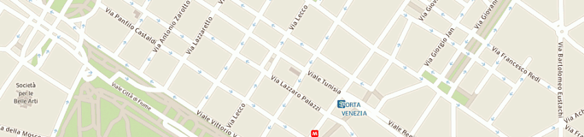 Mappa della impresa tadisia srl a MILANO