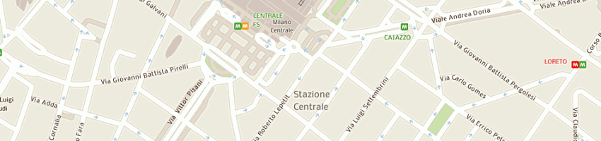 Mappa della impresa hotel florida sas di maura simion e c a MILANO