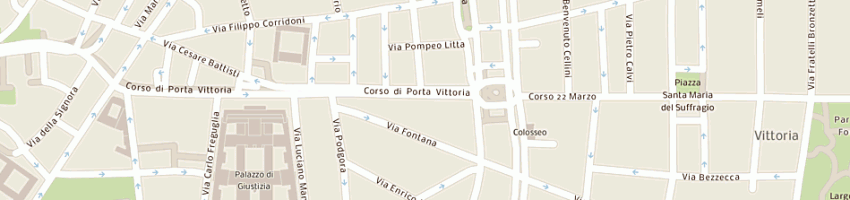 Mappa della impresa pignatelli vincenzo a MILANO