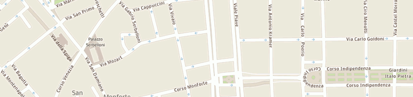 Mappa della impresa walben srl a MILANO