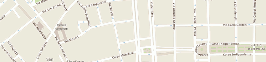 Mappa della impresa immobiliare permanente spa a MILANO