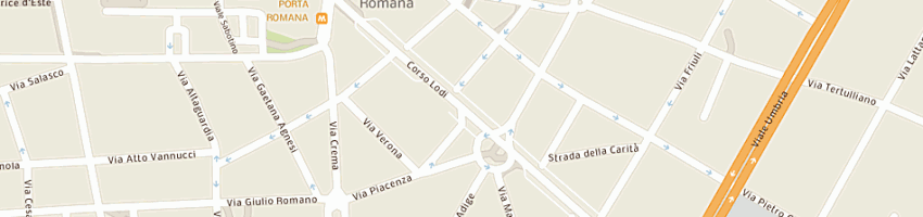 Mappa della impresa ciccomascolo beniamino a MILANO