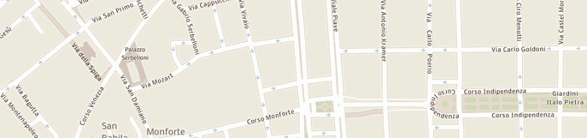 Mappa della impresa immobiliare squero (srl) a MILANO
