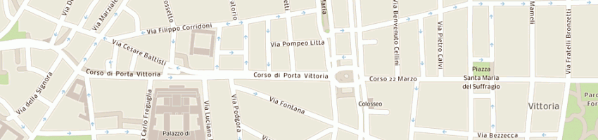 Mappa della impresa la vie en fleurs di carlo nardiello a MILANO