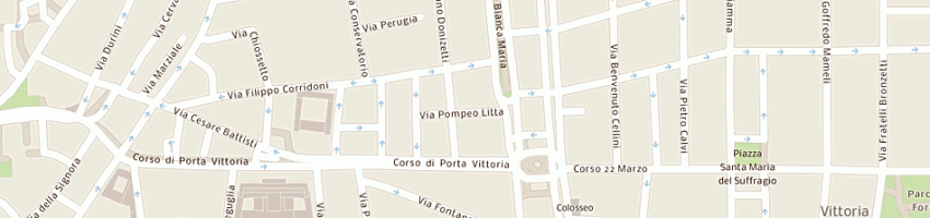 Mappa della impresa consorzio nazionale imballaggi conai a MILANO