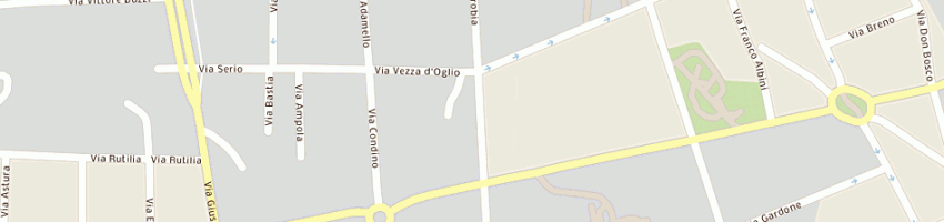 Mappa della impresa carrozzeria verro di veneziano roberto e c snc a MILANO