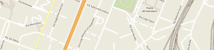 Mappa della impresa sga societa' cooperativa a MILANO