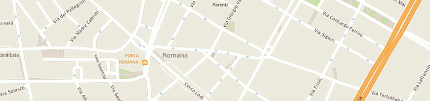 Mappa della impresa unes maxi srl a MILANO