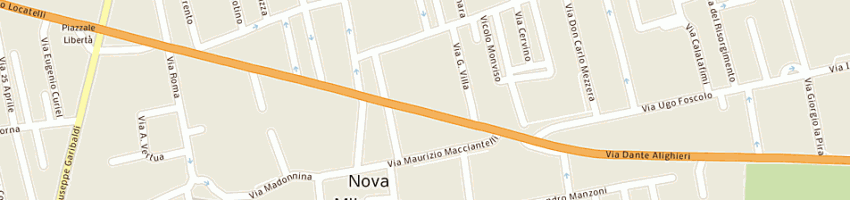 Mappa della impresa zanotta spa a NOVA MILANESE
