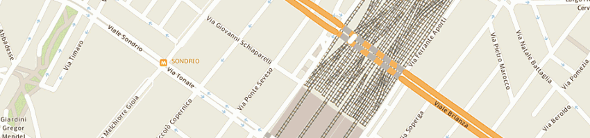 Mappa della impresa corno norberto a MILANO